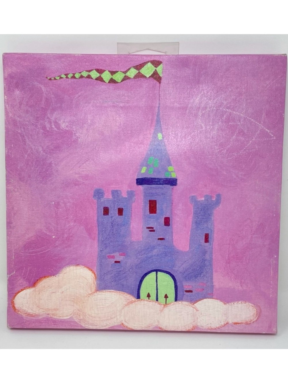 Target Princess Castle Wall Hanging Picture Canvas Fairy Kid’s Girl’s Room Decor